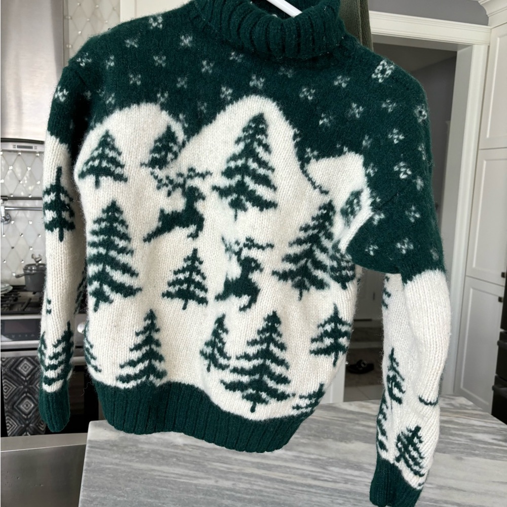 Vintage old-school boys Christmas, sweaters, size medium your choice rich kids
